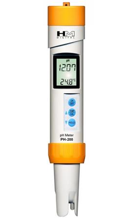 HM Digital Waterproof pH/Temp Handheld Meter (PH-200)