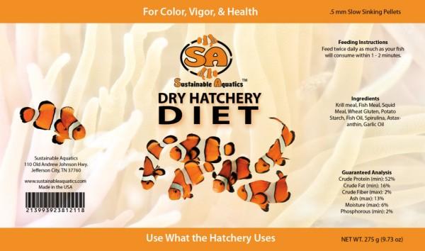 SA Dry Hatchery Diet