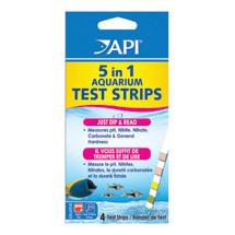 API 5 In 1 Aquarium Test Strips