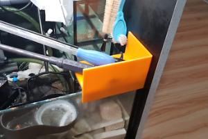 3D printed parts to get tools well placed over sump