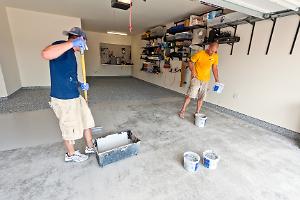 Having the garage floor prepped/epoxied